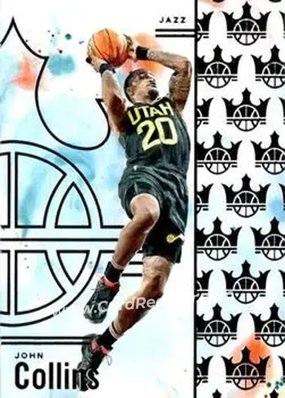 2024-25 Panini Court Kings #18 - John Collins - Utah Jazz - Front 2024-25 Panini Court Kings #18 - John Collins - Utah Jazz - Front
