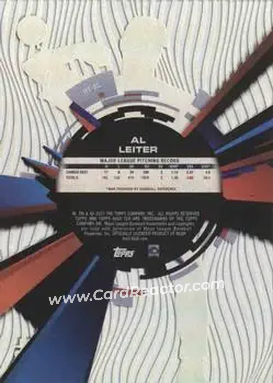 2015 Topps High Tek #HT-AL - Al Leiter - New York Yankees - Back