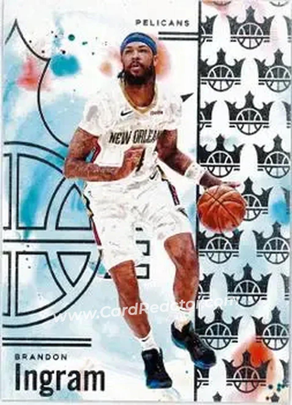 2024-25 Panini Court Kings #24 - Brandon Ingram - New Orleans Pelicans - Front 2024-25 Panini Court Kings #24 - Brandon Ingram - New Orleans Pelicans - Front