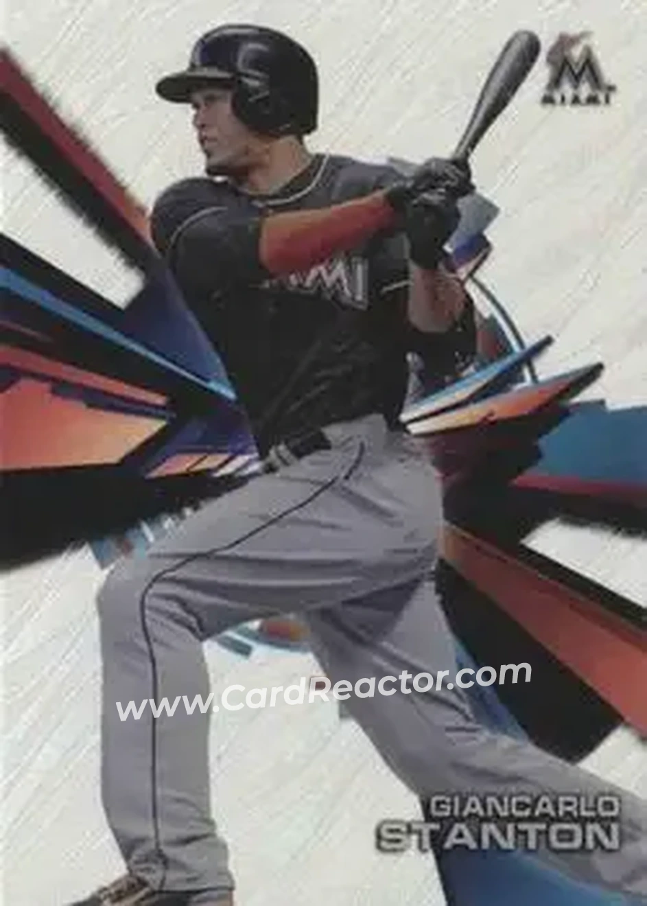 2015 Topps High Tek #HT-GS - Giancarlo Stanton - Miami Marlins - Front 2015 Topps High Tek #HT-GS - Giancarlo Stanton - Miami Marlins - Front