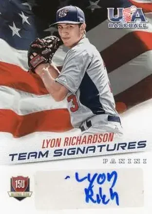 2015 Panini USA Baseball - 15U National Team Signatures #18 - Lyon Richardson - USA