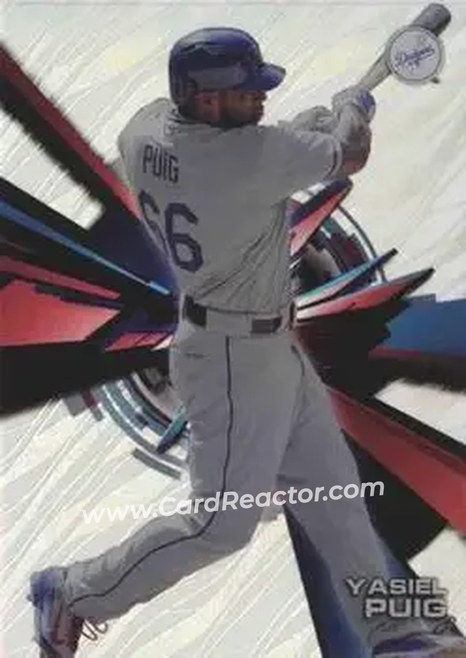 2015 Topps High Tek #HT-YP - Yasiel Puig - Los Angeles Dodgers - Front 2015 Topps High Tek #HT-YP - Yasiel Puig - Los Angeles Dodgers - Front
