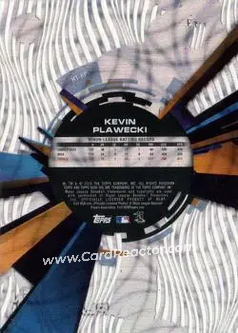 2015 Topps High Tek - Pattern 1B Waves Confetti Diffractor #HT-KP - Kevin Plawecki - New York Mets - Back 2015 Topps High Tek - Pattern 1B Waves Confetti Diffractor #HT-KP - Kevin Plawecki - New York Mets - Back