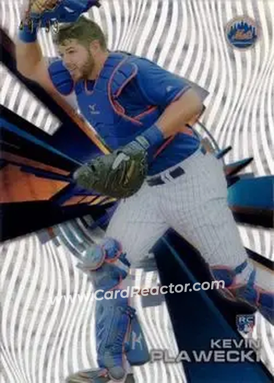 2015 Topps High Tek - Pattern 1B Waves Confetti Diffractor #HT-KP - Kevin Plawecki - New York Mets - Front 2015 Topps High Tek - Pattern 1B Waves Confetti Diffractor #HT-KP - Kevin Plawecki - New York Mets - Front