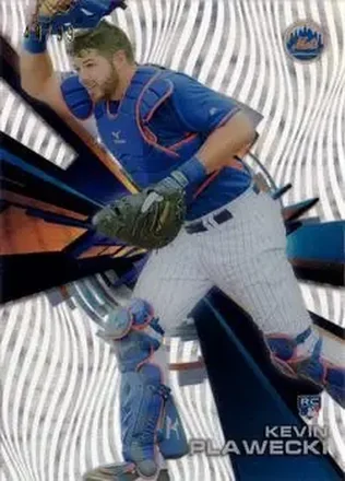 2015 Topps High Tek - Pattern 1B Waves Confetti Diffractor #HT-KP - Kevin Plawecki - New York Mets