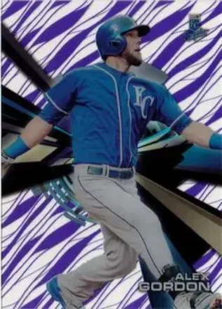 2015 Topps High Tek - Pattern 1A Grass Purple Rainbow #HT-AG - Alex Gordon - Kansas City Royals