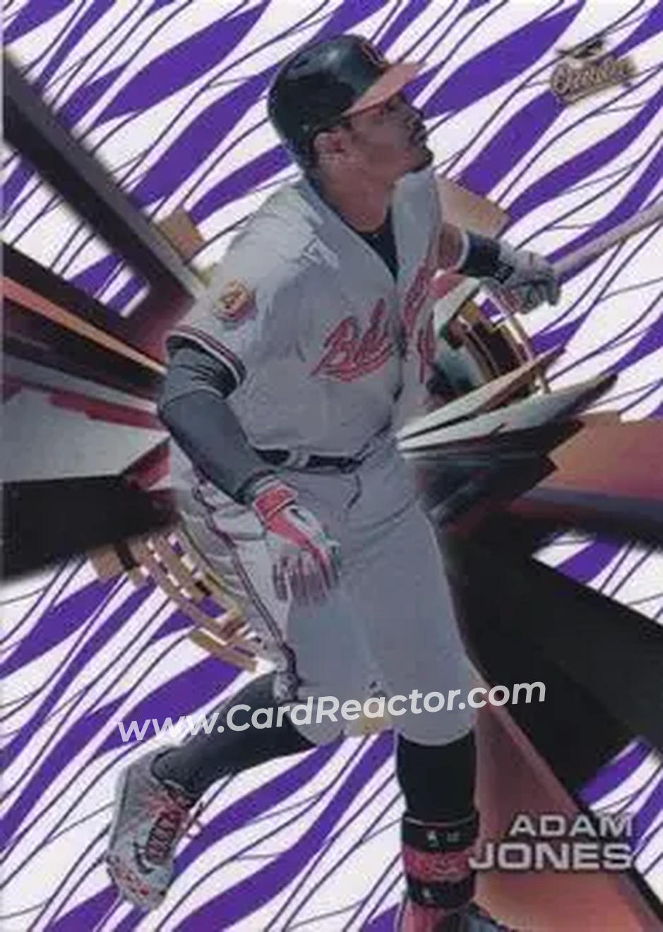 2015 Topps High Tek - Pattern 1A Grass Purple Rainbow #HT-AJO - Adam Jones - Baltimore Orioles - Front 2015 Topps High Tek - Pattern 1A Grass Purple Rainbow #HT-AJO - Adam Jones - Baltimore Orioles - Front