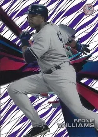 2015 Topps High Tek - Pattern 1A Grass Purple Rainbow #HT-BW - Bernie Williams - New York Yankees