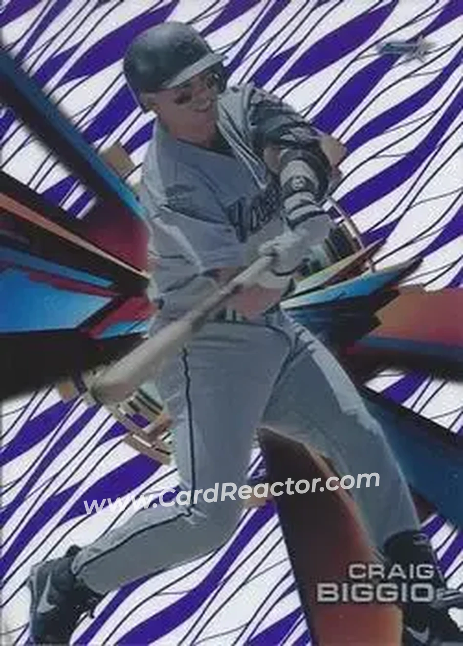 2015 Topps High Tek - Pattern 1A Grass Purple Rainbow #HT-CB - Craig Biggio - Houston Astros - Front