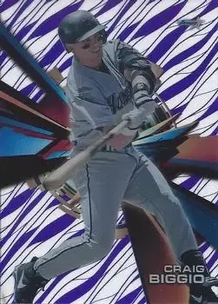 2015 Topps High Tek - Pattern 1A Grass Purple Rainbow #HT-CB - Craig Biggio - Houston Astros