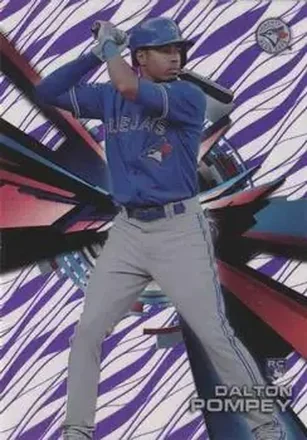 2015 Topps High Tek - Pattern 1A Grass Purple Rainbow #HT-DPY - Dalton Pompey - Toronto Blue Jays