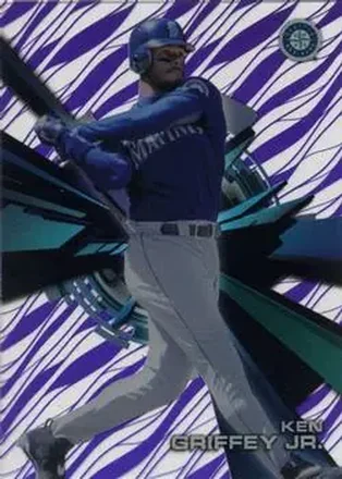 2015 Topps High Tek - Pattern 1A Grass Purple Rainbow #HT-KG - Ken Griffey Jr. - Seattle Mariners