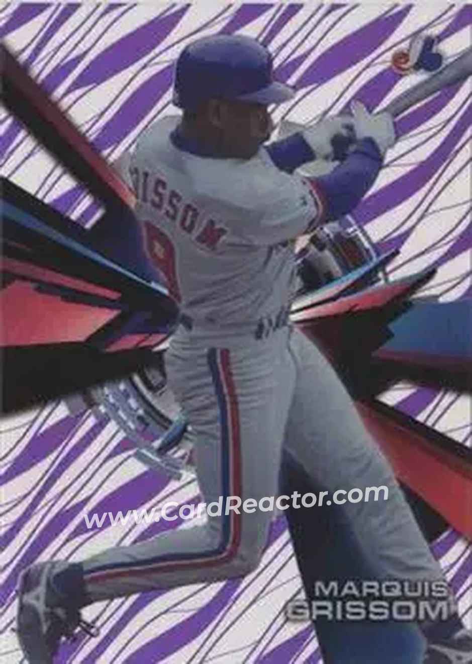 2015 Topps High Tek - Pattern 1A Grass Purple Rainbow #HT-MGM - Marquis Grissom - Montreal Expos - Front