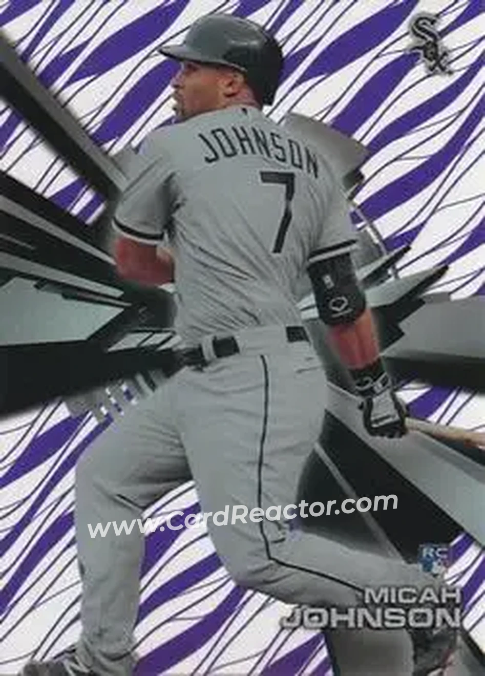2015 Topps High Tek - Pattern 1A Grass Purple Rainbow #HT-MJ - Micah Johnson - Chicago White Sox