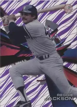 2015 Topps High Tek - Pattern 1A Grass Purple Rainbow #HT-RJA - Reggie Jackson (b.1946 OF) - New York Yankees