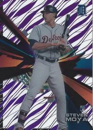 2015 Topps High Tek - Pattern 1A Grass Purple Rainbow #HT-SMA - Steven Moya - Detroit Tigers