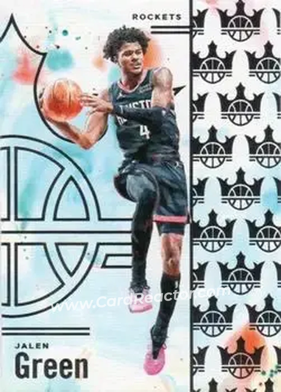 2024-25 Panini Court Kings #33 - Jalen Green - Houston Rockets - Front