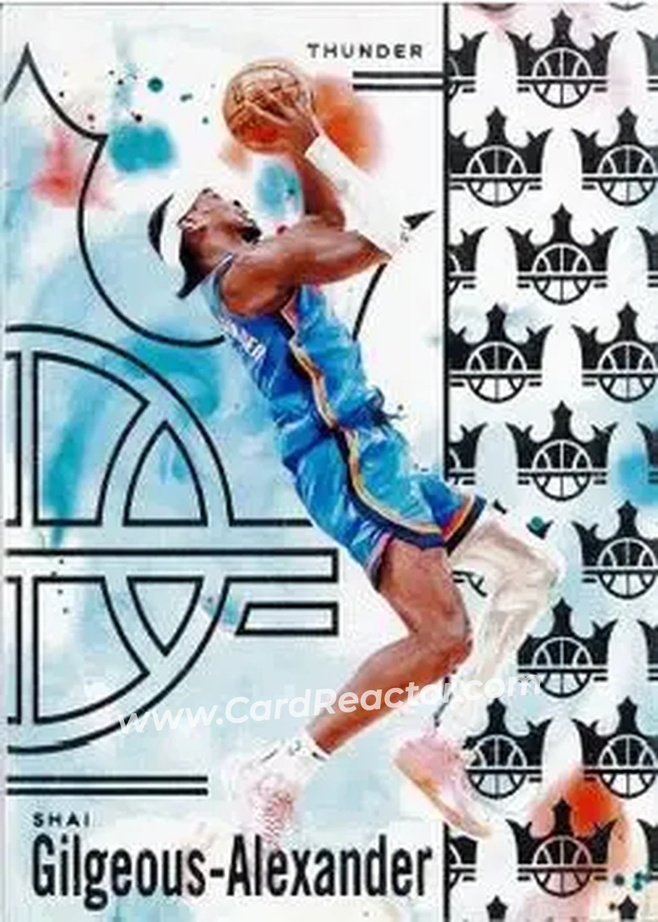 2024-25 Panini Court Kings #34 - Shai Gilgeous-Alexander - Oklahoma City Thunder - Front