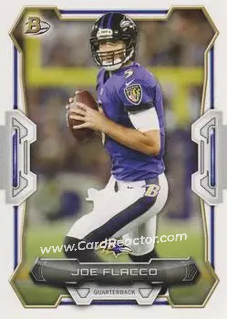 2015 Bowman #9 - Joe Flacco - Baltimore Ravens - Front