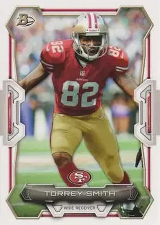 2015 Bowman #11 - Torrey Smith - San Francisco 49ers