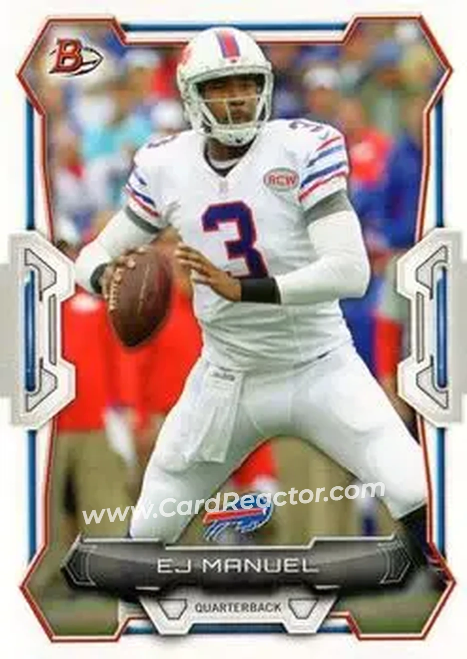 2015 Bowman #12 - EJ Manuel - Buffalo Bills - Front