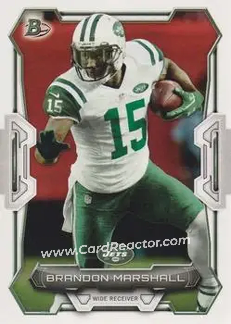 2015 Bowman #22 - Brandon Marshall - New York Jets - Front