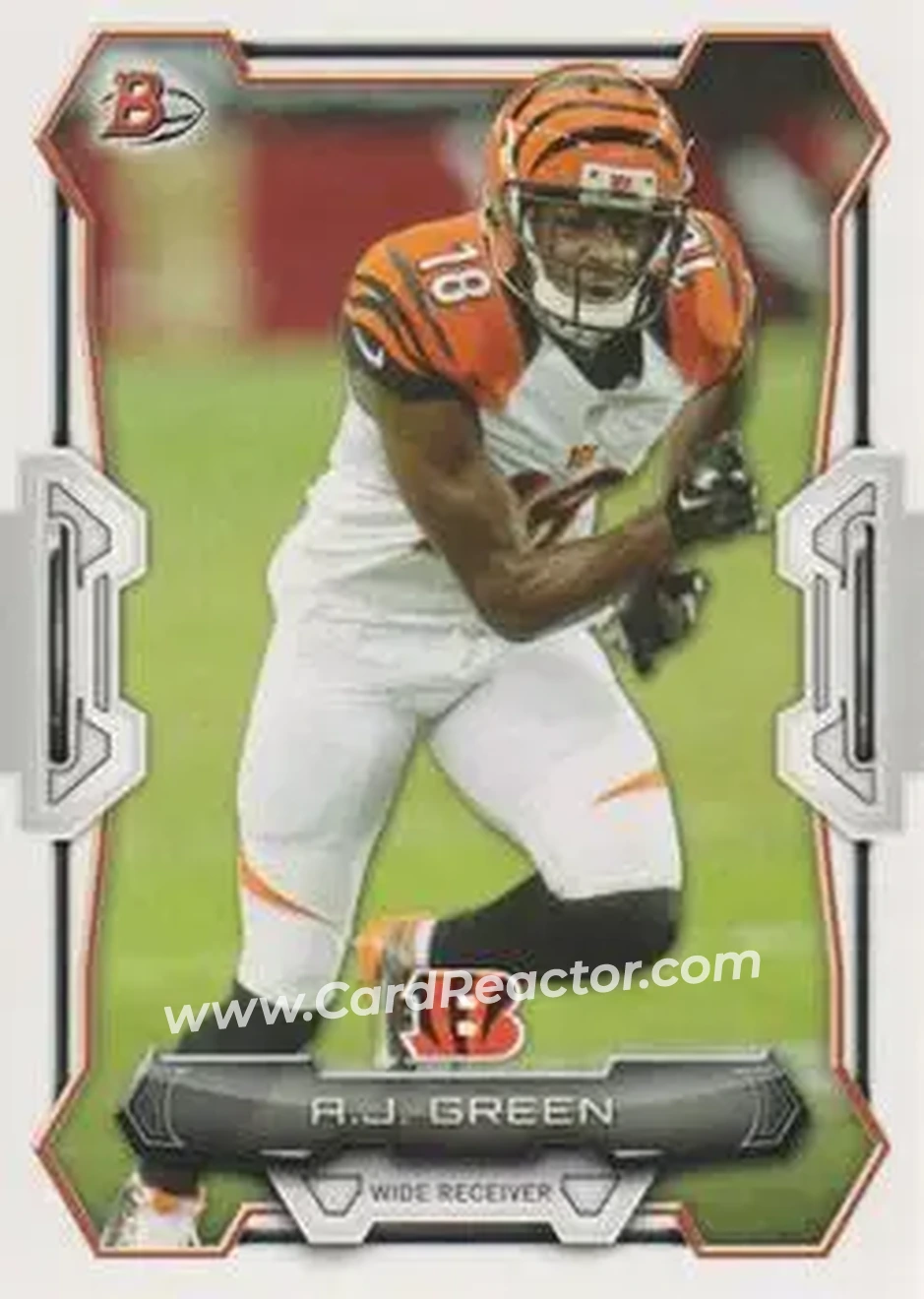 2015 Bowman #24 - A.J. Green - Cincinnati Bengals - Front