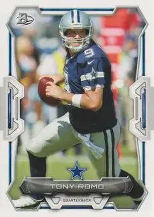 2015 Bowman #32 - Tony Romo - Dallas Cowboys