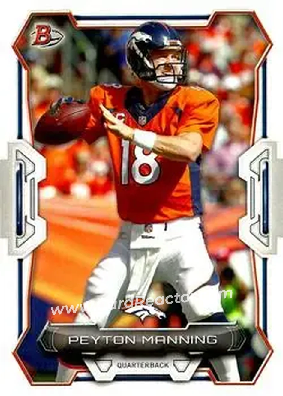2015 Bowman #35 - Peyton Manning - Denver Broncos - Front