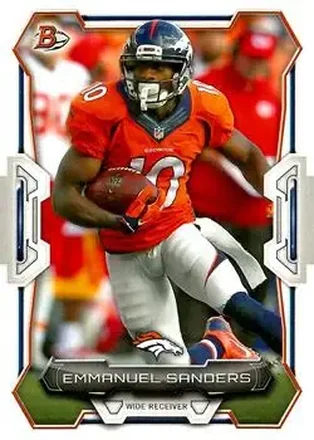 2015 Bowman #37 - Emmanuel Sanders - Denver Broncos