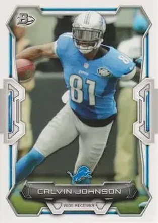 2015 Bowman #39 - Calvin Johnson - Detroit Lions
