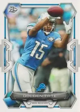 2015 Bowman #41 - Golden Tate III - Detroit Lions