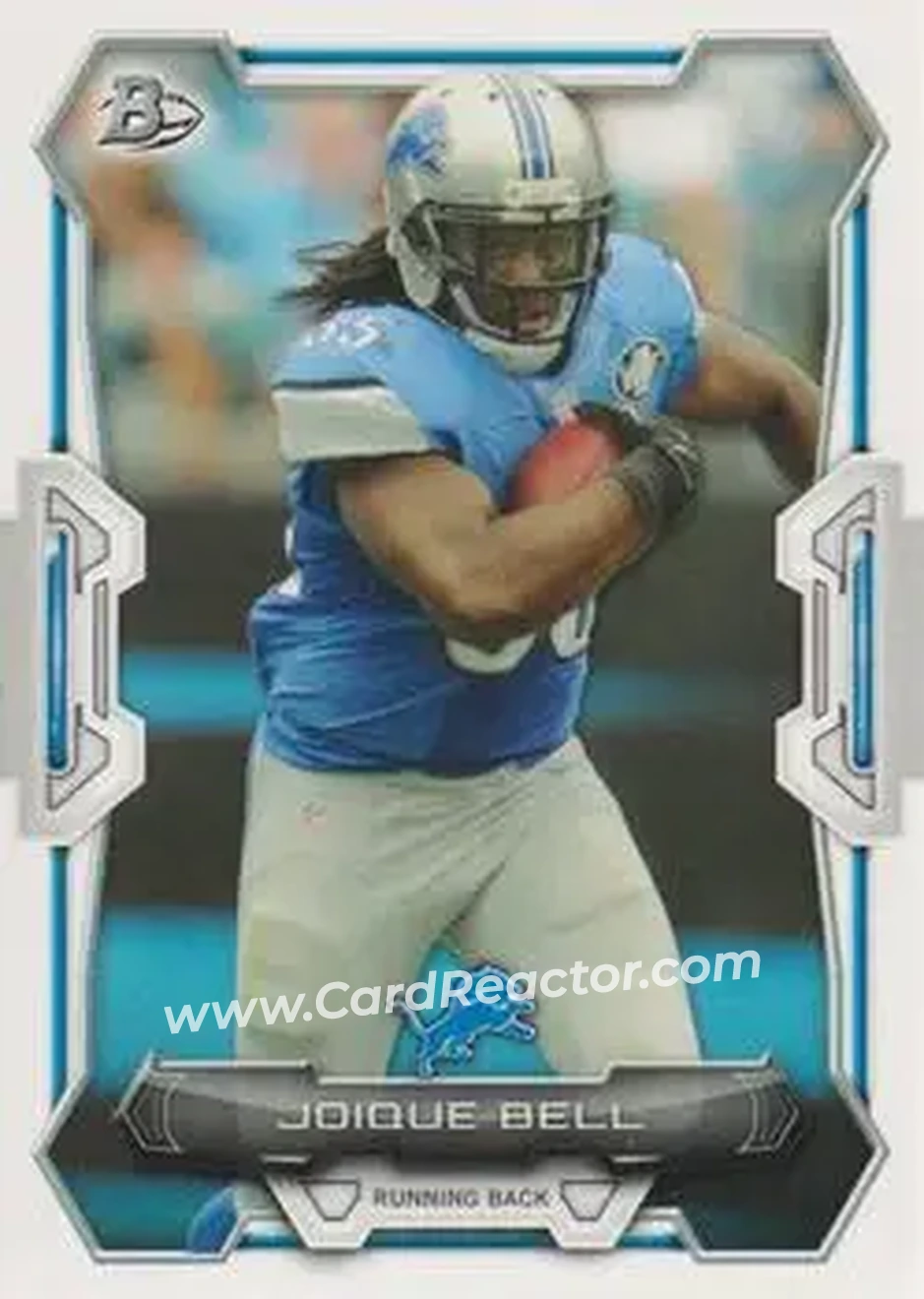 2015 Bowman #42 - Joique Bell - Detroit Lions - Front