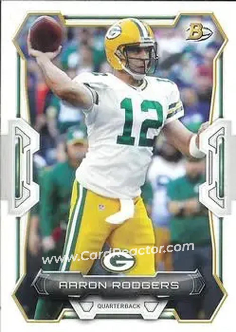 2015 Bowman #46 - Aaron Rodgers - Green Bay Packers - Front