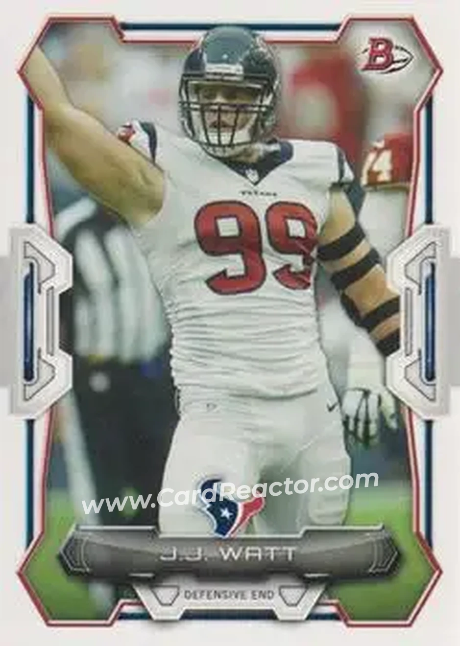 2015 Bowman #49 - J.J. Watt - Houston Texans - Front