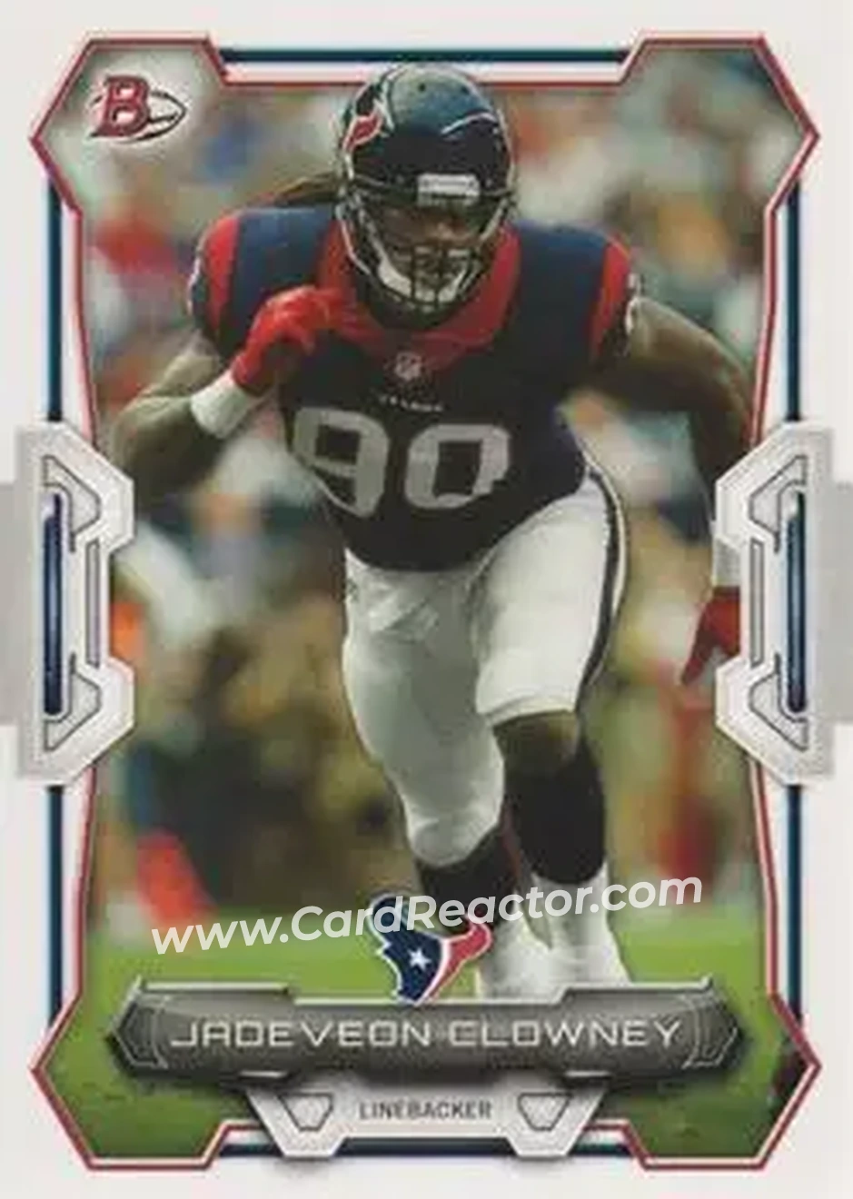 2015 Bowman #50 - Jadeveon Clowney - Houston Texans - Front