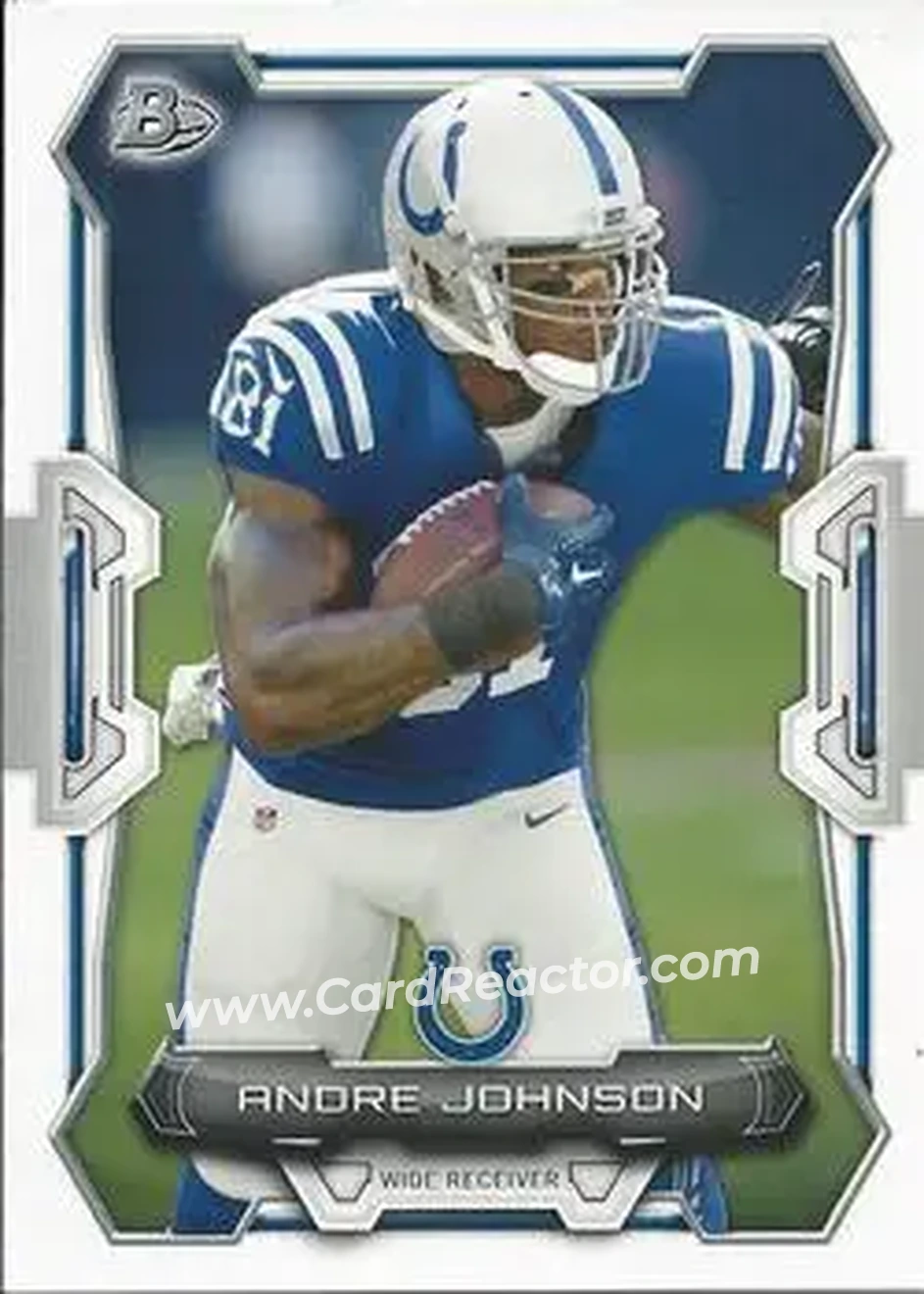 2015 Bowman #51 - Andre Johnson - Indianapolis Colts - Front