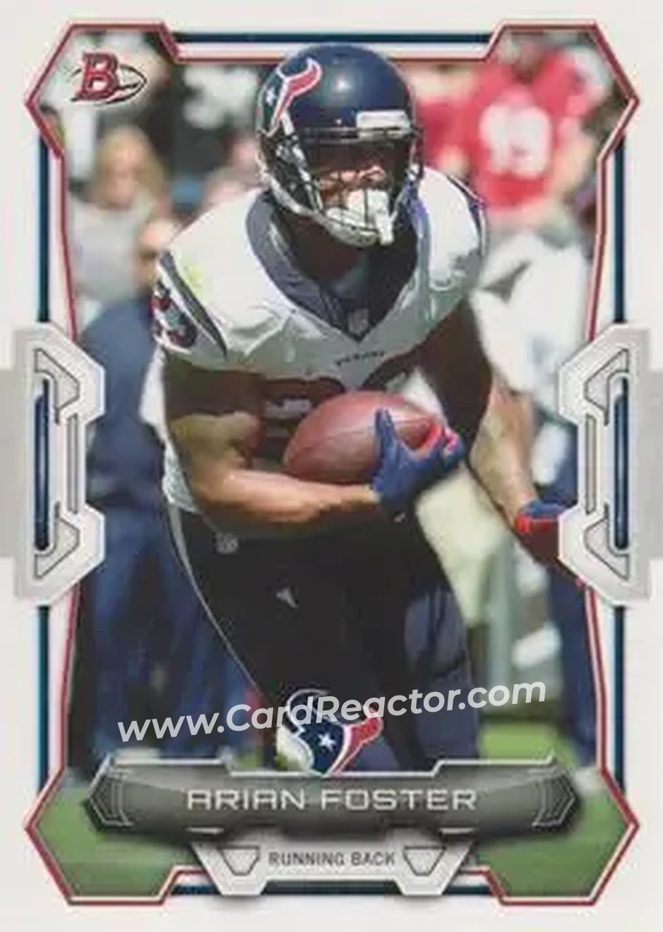 2015 Bowman #52 - Arian Foster - Houston Texans - Front