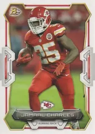 2015 Bowman #60 - Jamaal Charles - Kansas City Chiefs
