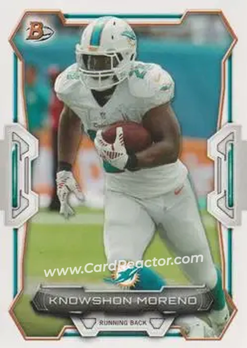 2015 Bowman #61 - Knowshon Moreno - Miami Dolphins - Front