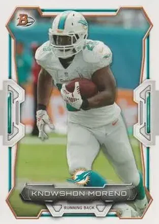2015 Bowman #61 - Knowshon Moreno - Miami Dolphins
