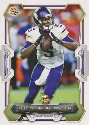 2015 Bowman #65 - Teddy Bridgewater - Minnesota Vikings