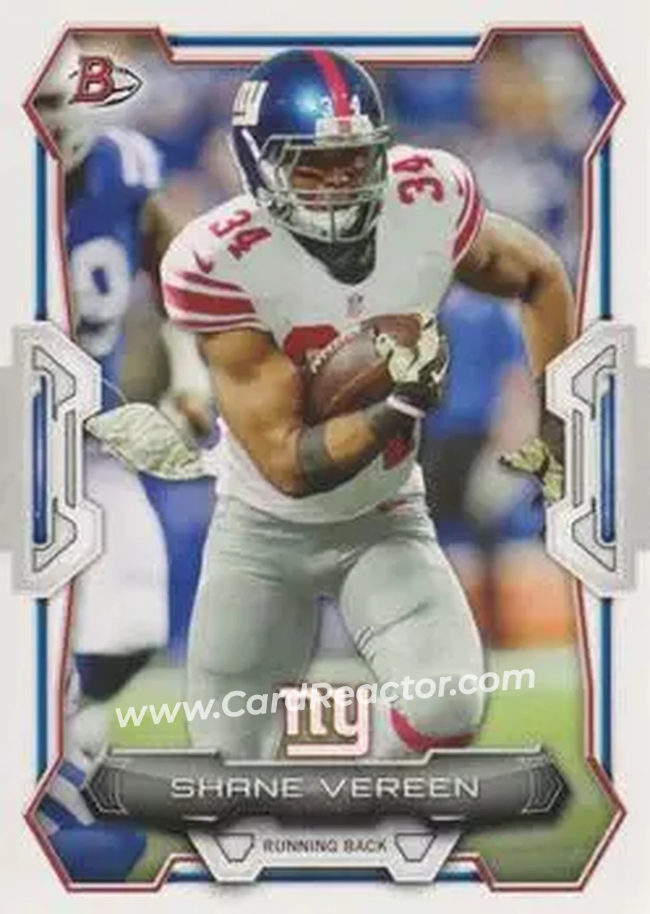 2015 Bowman #67 - Shane Vereen - New York Giants - Front