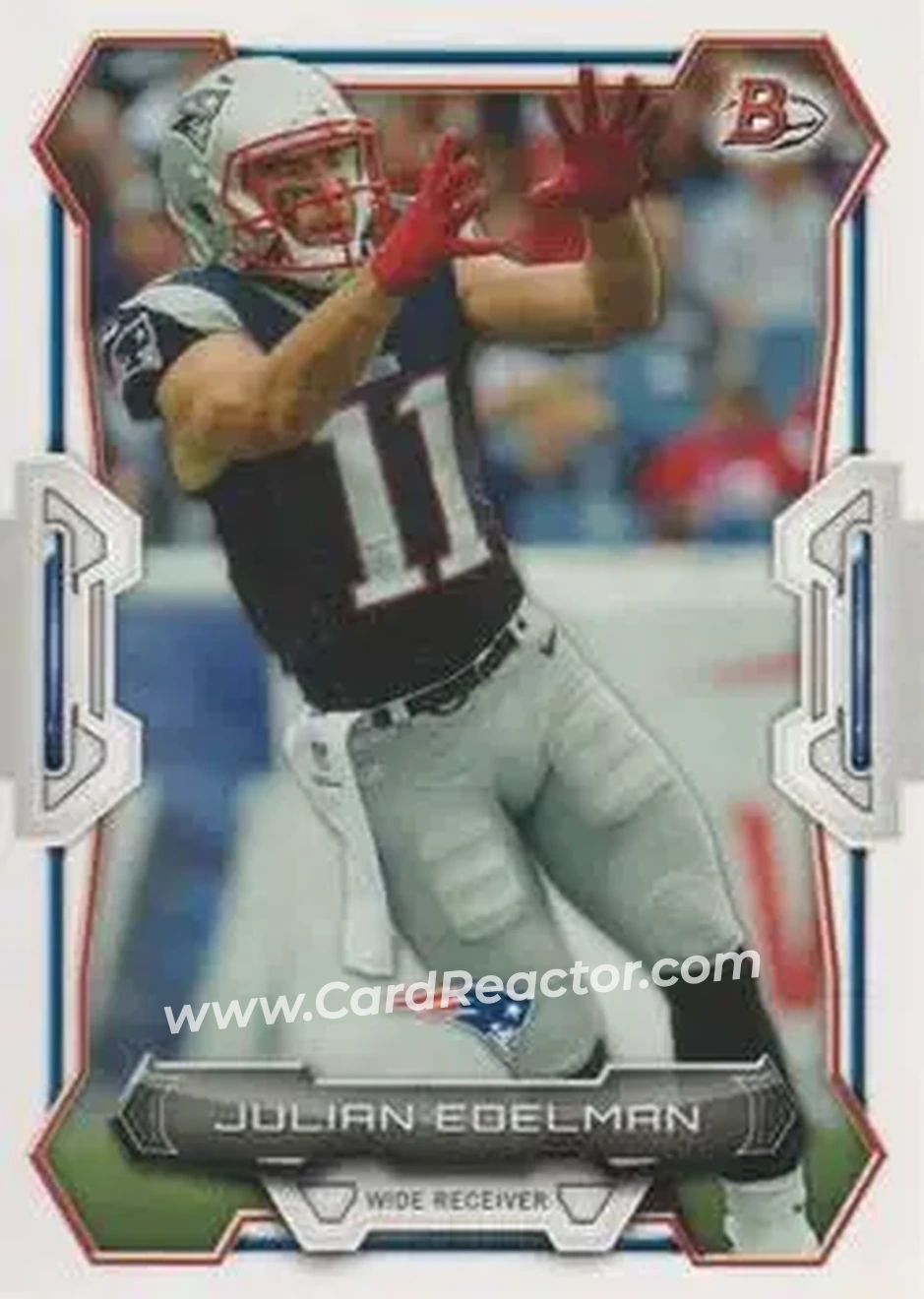 2015 Bowman #68 - Julian Edelman - New England Patriots - Front