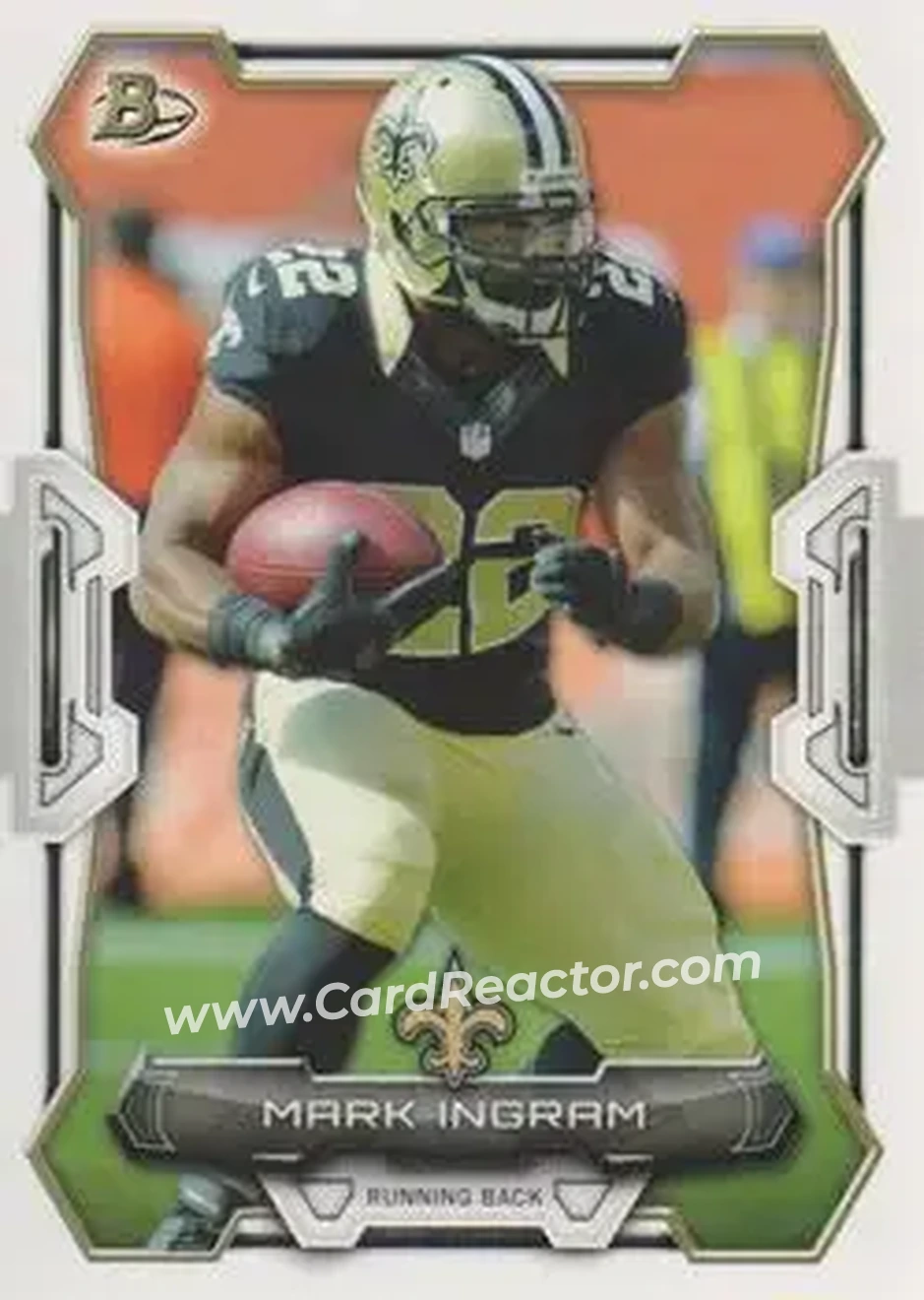 2015 Bowman #72 - Mark Ingram II - New Orleans Saints - Front