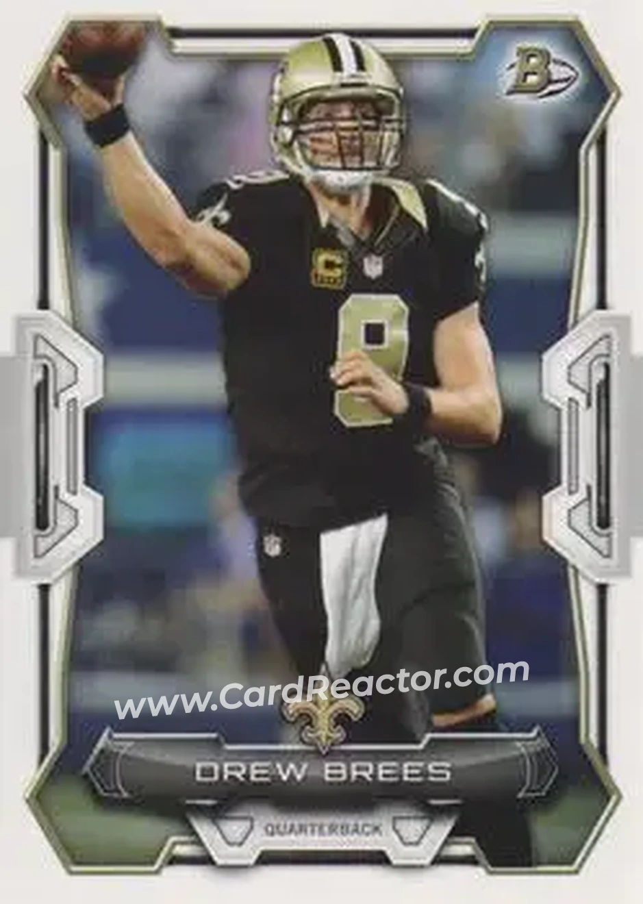 2015 Bowman #73 - Drew Brees - New Orleans Saints - Front
