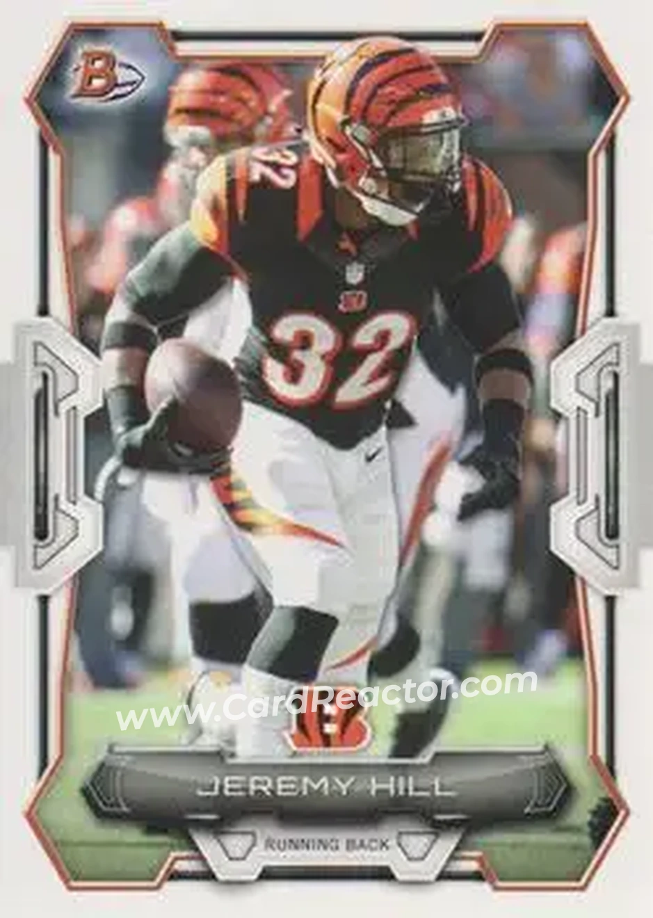 2015 Bowman #78 - Jeremy Hill - Cincinnati Bengals - Front