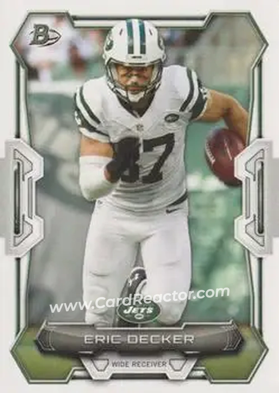 2015 Bowman #81 - Eric Decker - New York Jets - Front