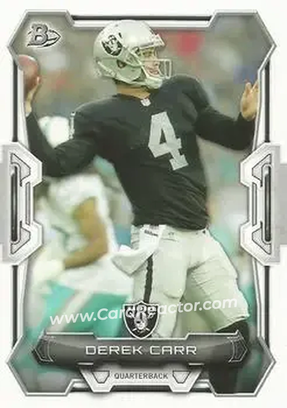 2015 Bowman #82 - Derek Carr - Oakland Raiders - Front