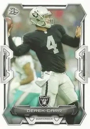 2015 Bowman #82 - Derek Carr - Oakland Raiders